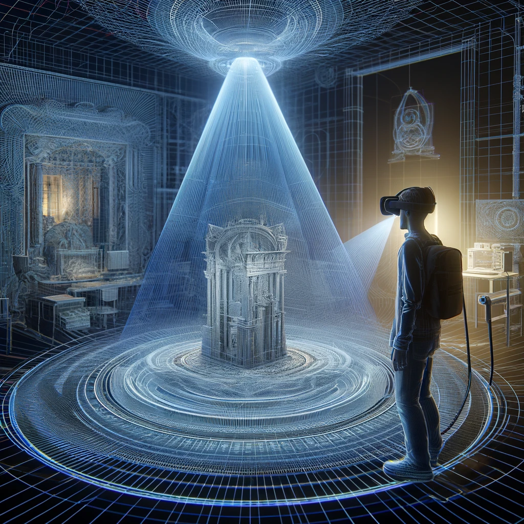 Volumetric scanning creating immersive VR environments.